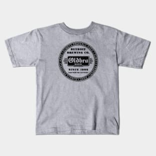 Retro Beer - Oldbru Detroit Brewing Co. Kids T-Shirt